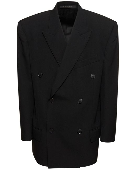 Balenciaga Wolljacke in Black für Herren