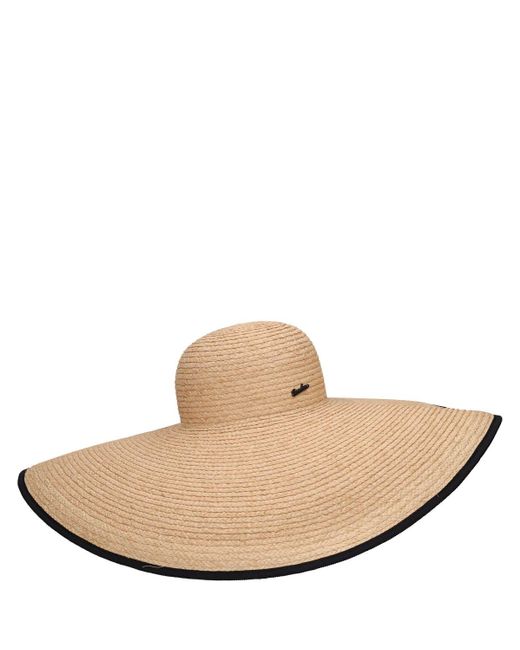 Borsalino Natural Brigitte Raffia Straw Hat