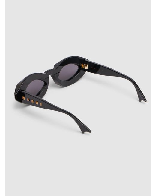 Marni Dark Doodad Black Acetate Sunglasses