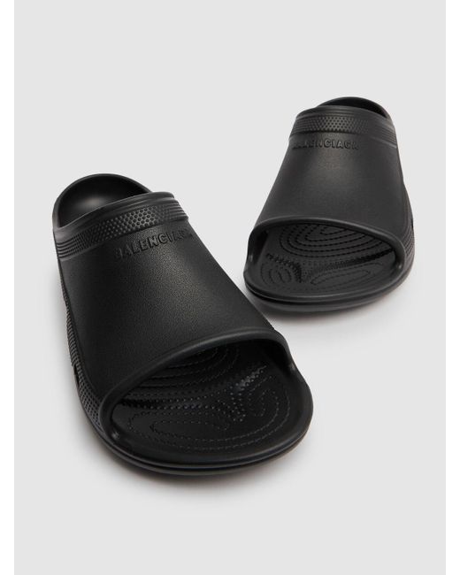 Claquettes en caoutchouc crocs Balenciaga pour homme en coloris Brown