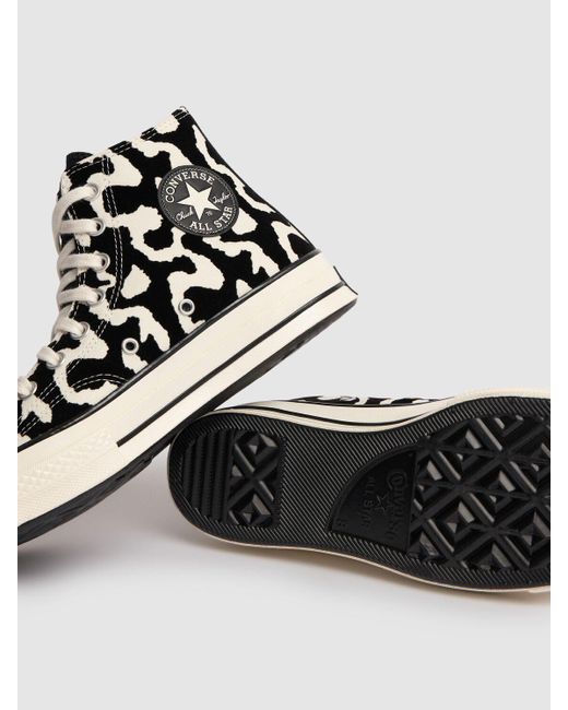 Converse White Chuck 70 Leopard Remix Sneakers