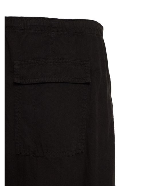 Jaded London Black Oversize Military Cargo Pants for men