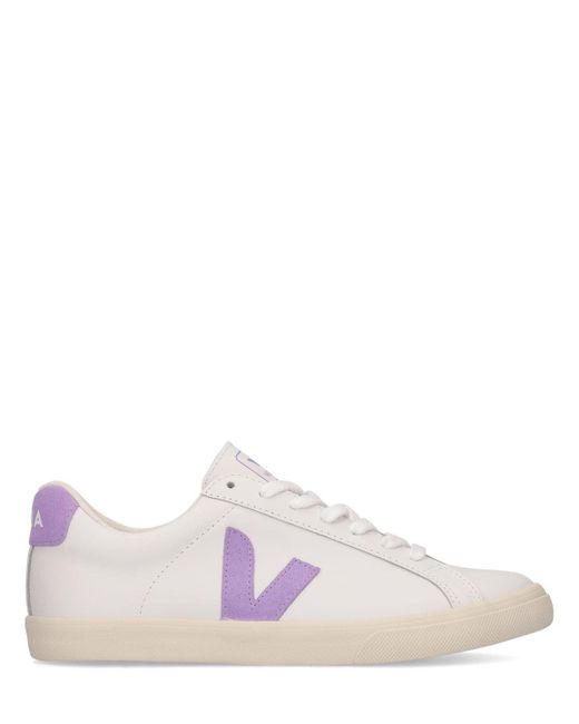 Veja Leather Esplar Sneakers in White (Pink) Lyst