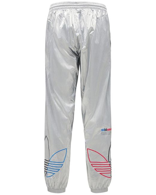 adidas Originals Primegreen Tricolor Track Pants in Metallic for Men | Lyst