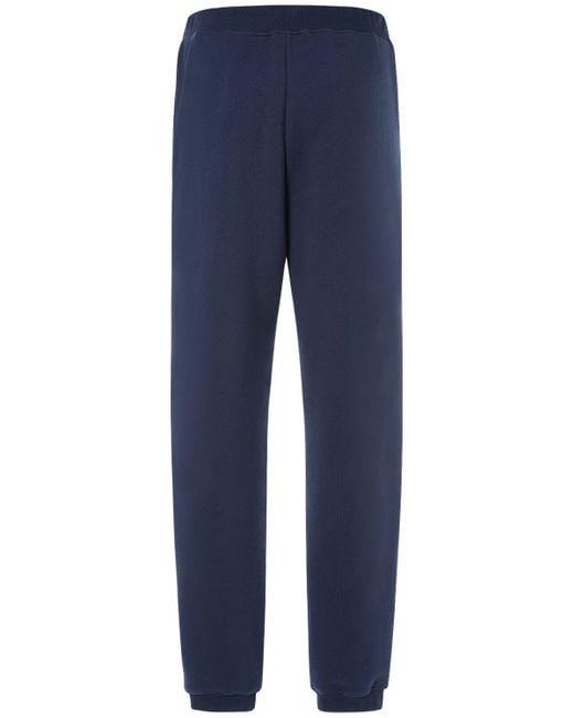 Pantalones deportivos de algodón jersey Max Mara de color Blue