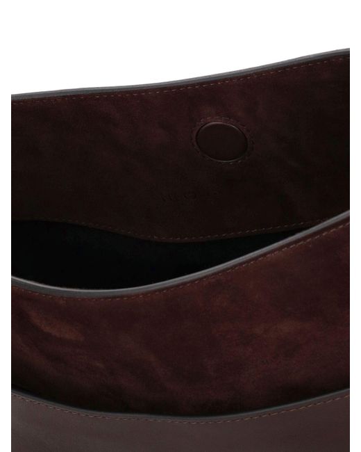 Neous Brown Erid Leather & Suede Shoulder Bag