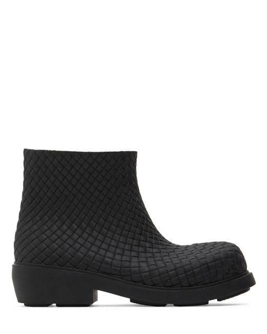 Bottega Fireman Rubber Ankle Boots in Black for Men Lyst