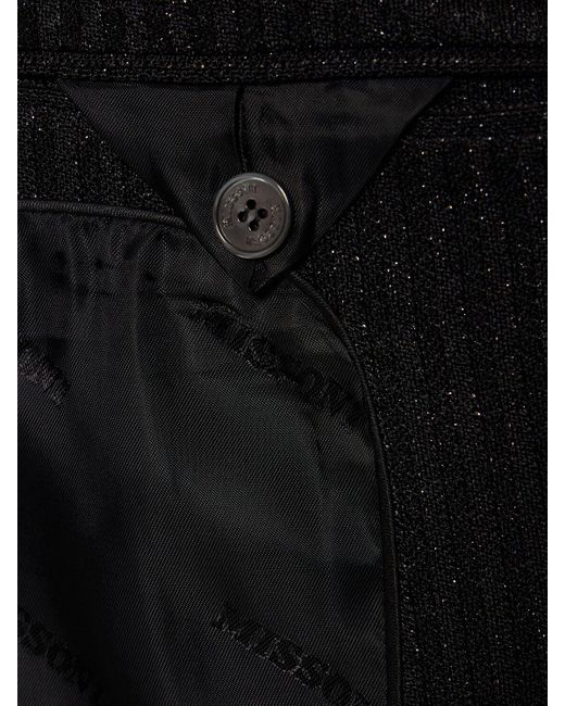 Missoni Metallic-viskose-blazer in Black für Herren