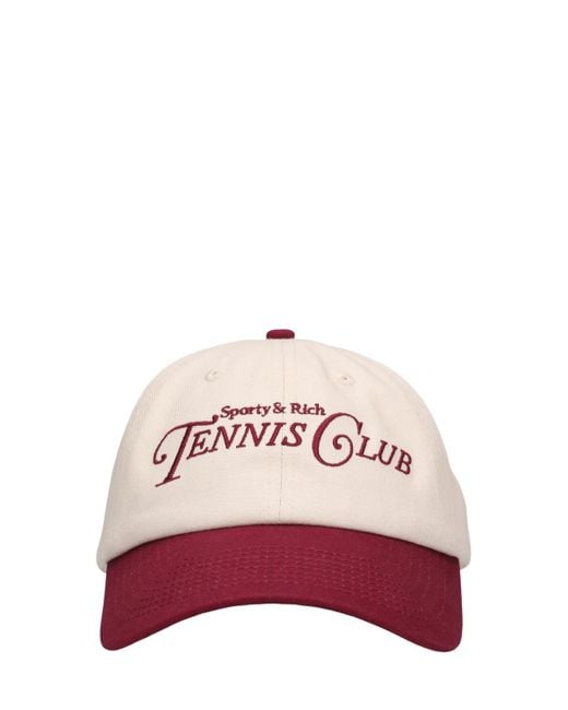 Sporty & Rich Pink Rizzoli Tennis Hat