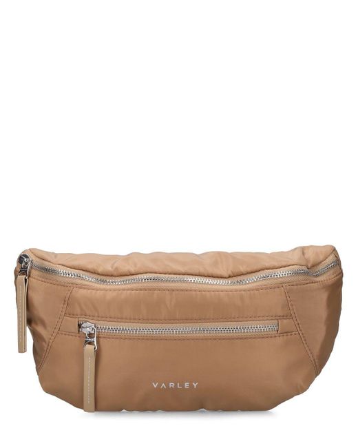 Varley Lasson Nylon Belt Bag in Brown Lyst