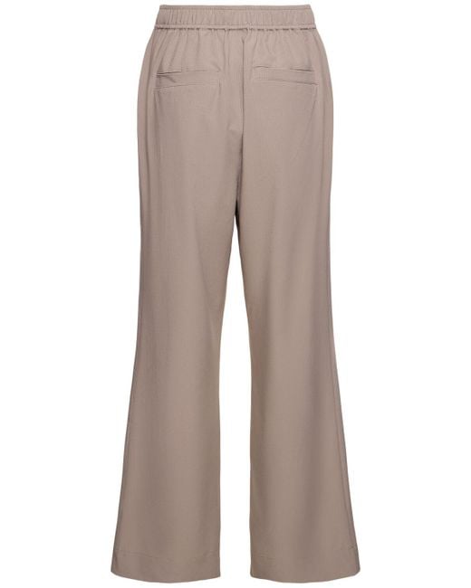 Pantalon droit plissé tacome Varley en coloris Natural