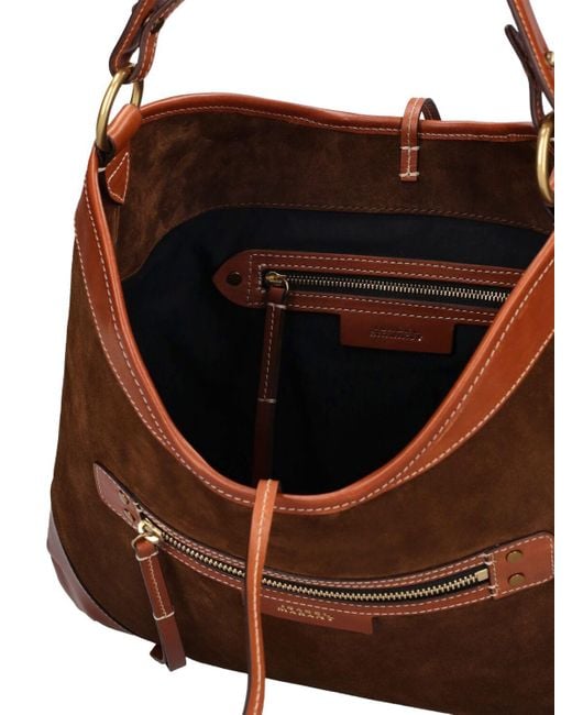 Isabel Marant Brown Botsy Day Leather Shoulder Bag