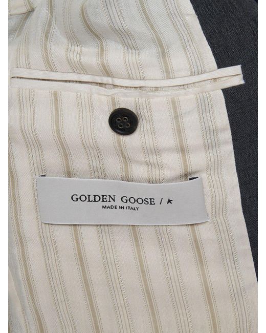 メンズ Golden Goose Deluxe Brand Journey ヴァージンウールジャケット Black