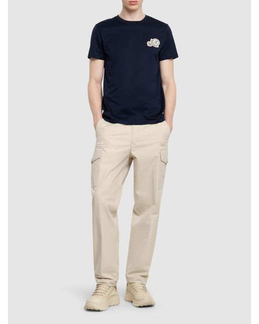 メンズ Moncler コットンtシャツ Blue