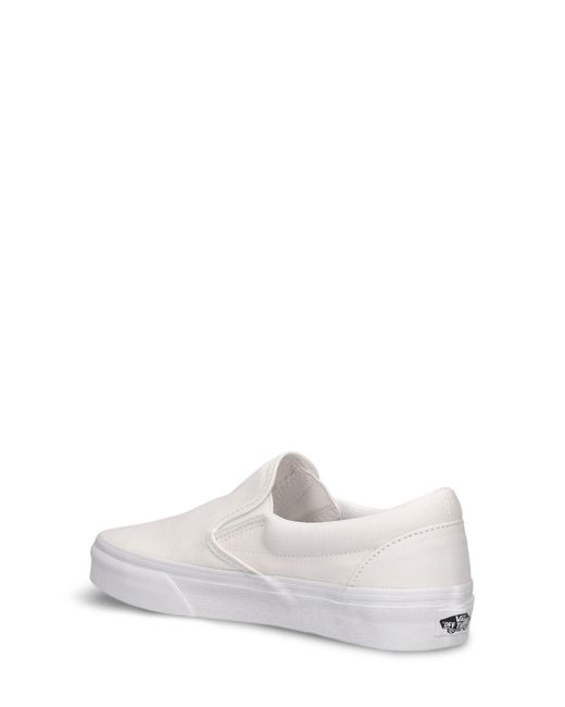 Vans White Slip-on-sneakers "classic"