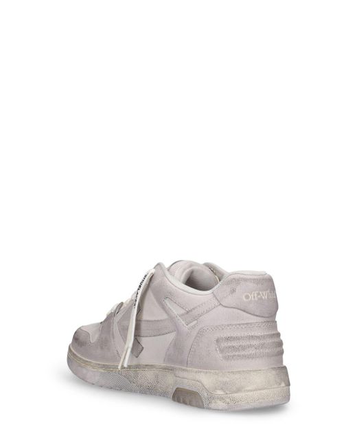 Off-White c/o Virgil Abloh White Out Of Office Vintage Leather Sneakers for men