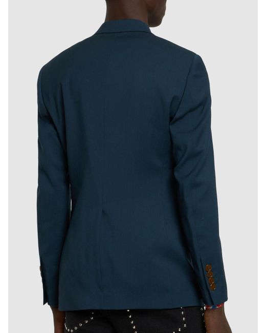 Vivienne Westwood Blue Raf Double Breasted Jacket for men