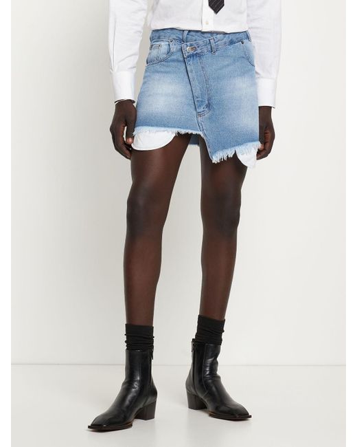 送関込 Egonlab. Wrapped Denim Skirt size 46 | ochge.org