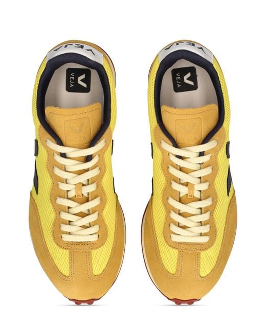 Veja Yellow Rio Branco Alveomesh & Suede Sneakers for men