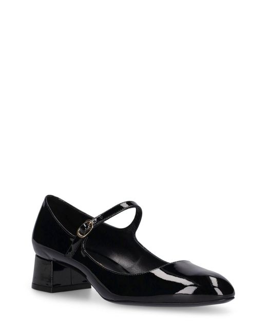 Zapatos mary jane de charol 35mm Stuart Weitzman de color Black
