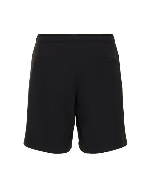 Moncler Black Ripstop Nylon Shorts for men
