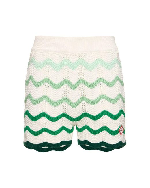 Shorts de punto Casablancabrand de color Green