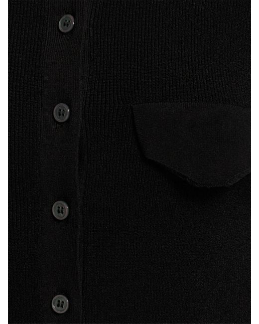 THE GARMENT Madisonニットポロシャツ Black