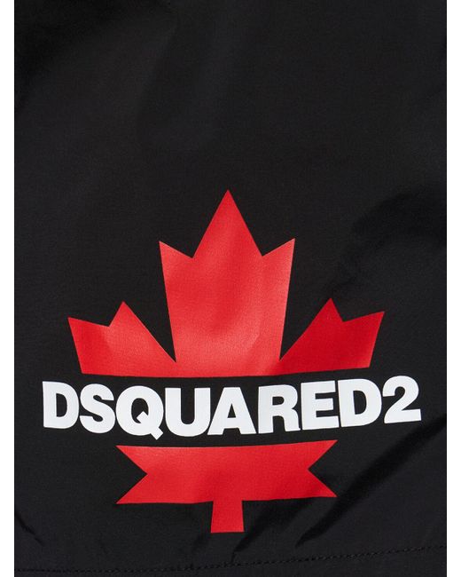 DSquared² Badeshorts Mit Logo in Black für Herren