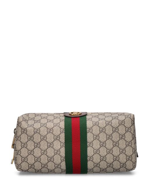 Gucci Gray The Savoy Canvas Toiletry Bag for men