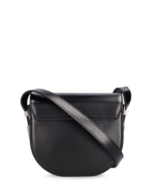OSOI Black Cubby Coated Leather Shoulder Bag