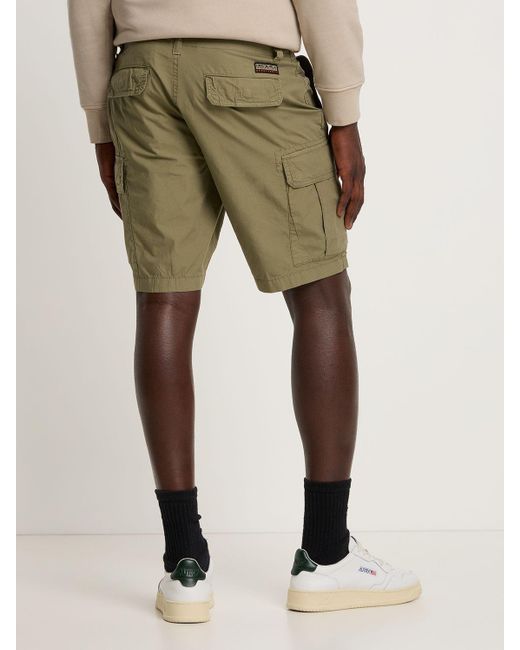 Napapijri Noto Cargo Shorts in Green for Men | Lyst