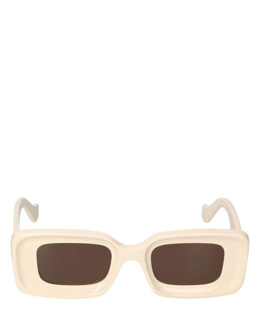 Loewe White Anagram Acetate Sunglasses