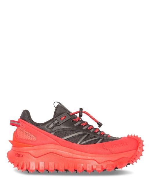 Moncler Red Trailgrip gtx leichte sneakers