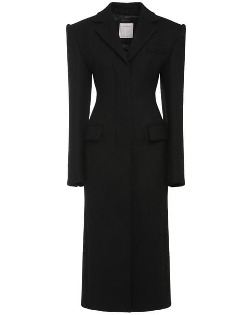 Fitted maxi coat discount