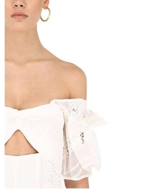 Alice McCALL Sunday Rose Mini Dress W Ruffles in White Lyst
