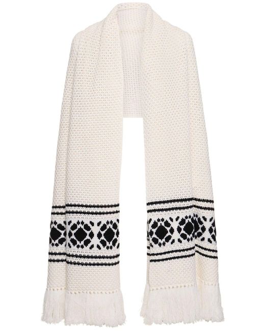 Cárdigan largo de lana y cashmere Max Mara de color White