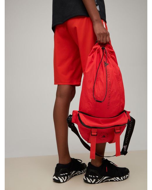 adidas By Stella McCartney Asmc Belt Bag in Red | Lyst