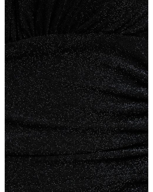 Vestido largo halter de lúrex Alexandre Vauthier de color Black