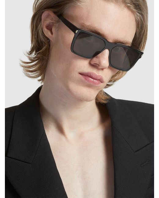 Gafas de sol sl 610 de acetato reciclado Saint Laurent de hombre de color Brown