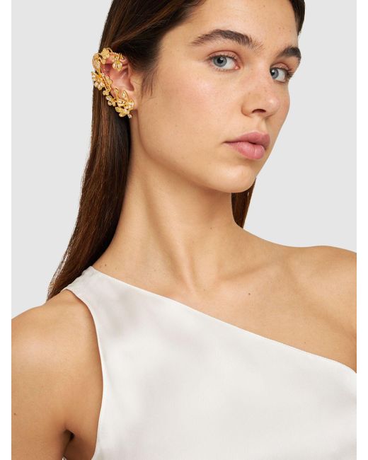 Ear cuff individual de perlas Zimmermann de color Metallic