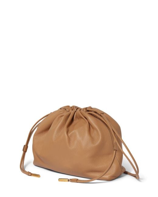 The Row Brown Angy Leather Pouch