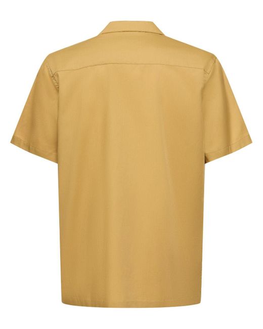 Carhartt Yellow Delray Cotton Blend Short Sleeve Shirt for men