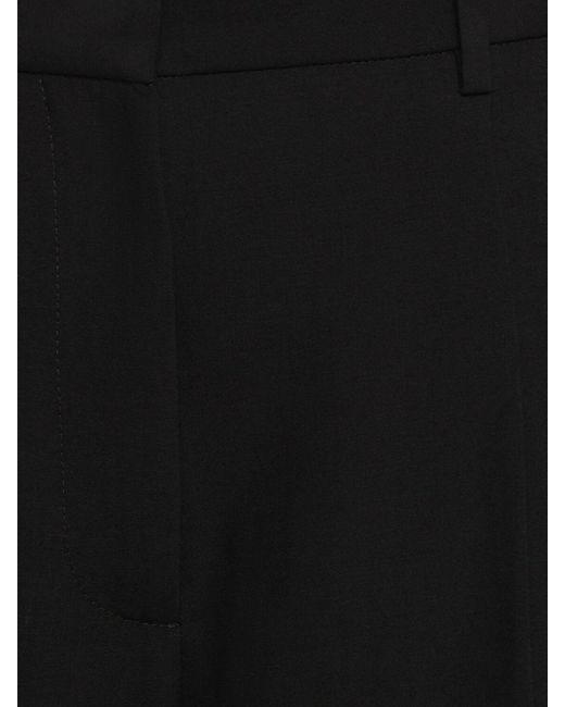 The Row Lilas ウールブレンドワイドパンツ Black