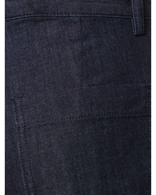 Jeans anchos de denim Aspesi de color Blue