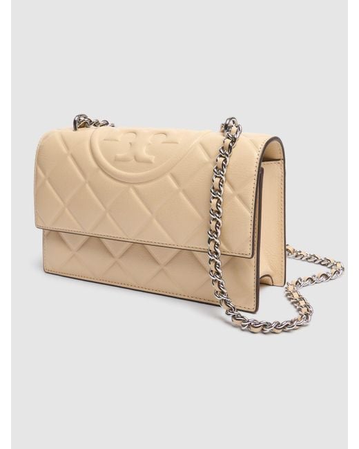 Tory Burch スモール Fleming コンバーチブル ショルダーバッグ Natural