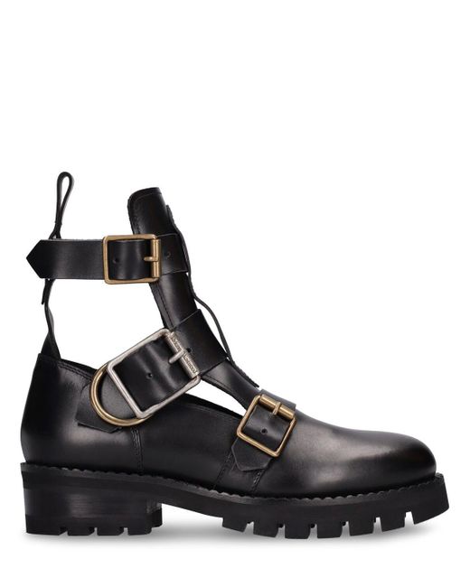 Vivienne Westwood 45mm Rome Leather Boots in Black Lyst