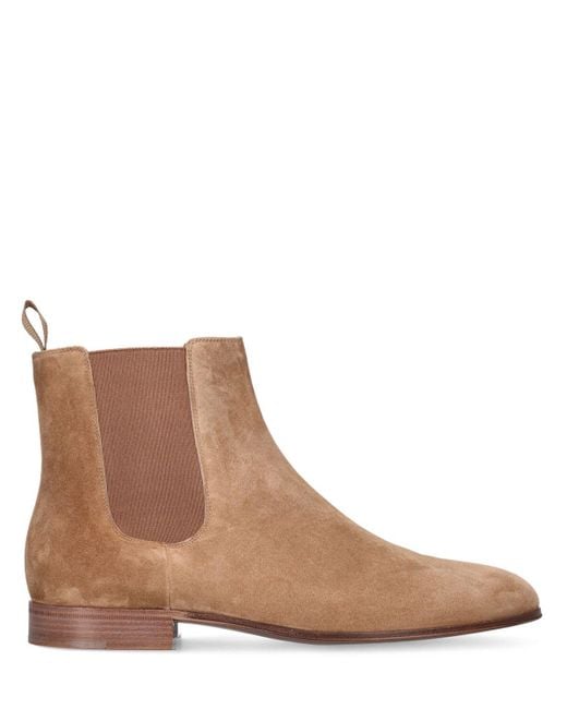Gianvito Rossi Alain Suede Chelsea Boots in Brown for Men | Lyst Canada