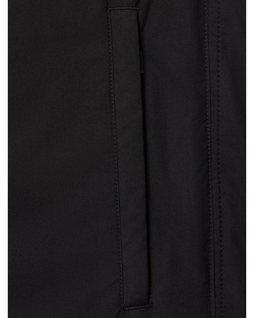 Giacca burniston trapuntata con cintura di Burberry in Black