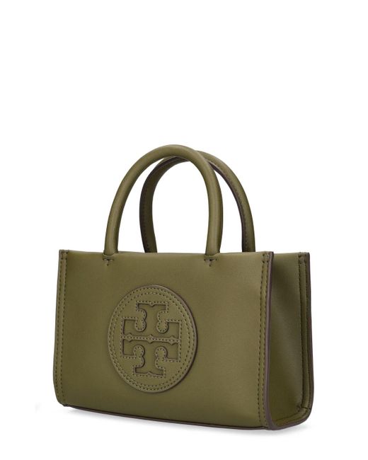 Tory Burch Green Mini Ella Tech Top Handle Bag