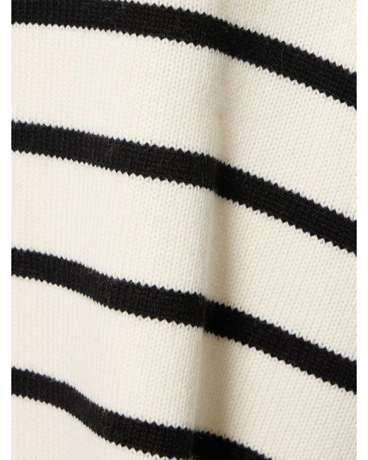 Anine Bing Multicolor Gestreifter Wolle-kaschmir-pullover "courtney"